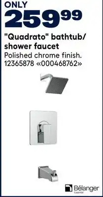 RONA bathtub/ shower faucet offer
