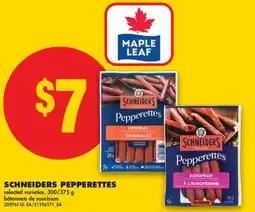 No Frills SCHNEIDERS PEPPERETTES, 300/375 g offer
