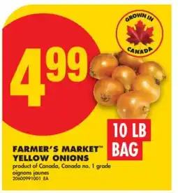 No Frills FARMER'S MARKET YELLOW ONIONS offer