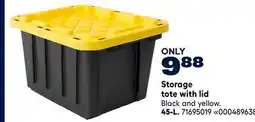 RONA Storage tote with lid offer