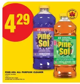 No Frills PINE-SOL ALL PURPOSE CLEANER offer