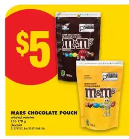 No Frills MARS CHOCOLATE POUCH offer