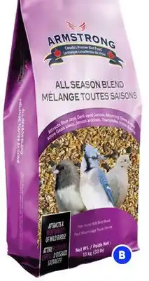 RONA Armstrong All-season blend bird food mix offer