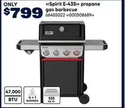 RONA WEBER Spirit E-435 propane gas barbecue offer