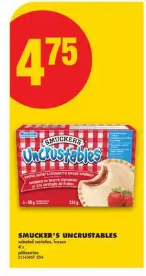 No Frills SMUCKER'S UNCRUSTABLES, 4's offer