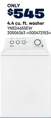 RONA AMANA 4.4 cu. ft. washer offer
