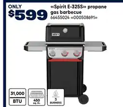 RONA Weber Spirit E-325S propane gas barbecue offer