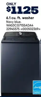 RONA SAMSUNG 6.1 cu. ft. washer offer