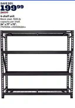 RONA RONA 4-shelf unit offer