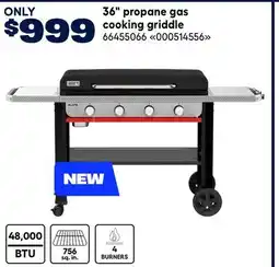 RONA 36 propane gas cooking griddle offer