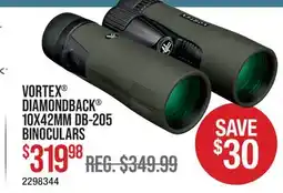 Cabela's VORTEX DIAMONDBACK 10X42MM DB-205 BINOCULARS offer