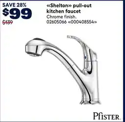 RONA Pfister Shelton pull-out kitchen faucet offer