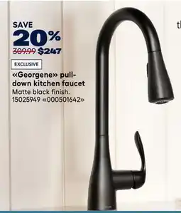 RONA Moen Georgene Pull- Down Kitchen Faucet offer