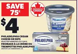 Independent Grocer PHILADELPHIA CREAM CHEESE OR DIPS, 227/250 G offer