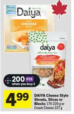 Foodland DAIYA Cheese Style Shreds, Slices or Blocks offer