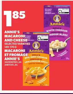 Independent Grocer ANNIE'S MACARONI AND CHEESE offer