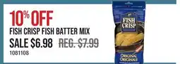 Cabela's FISH CRISP FISH BATTER MIX offer