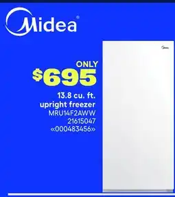 RONA Midea 13.8 cu. ft. upright freezer offer