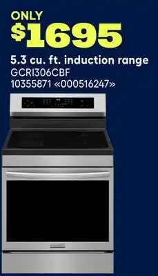 RONA Frigidaire 5.3 cu. ft. induction range offer