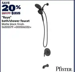 RONA Pfister Raya bath/shower faucet offer