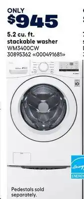 RONA 5.2 cu. ft. stackable washer offer