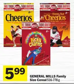 Foodland GENERAL MILLS Family Size Cereal offer