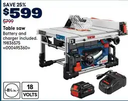 RONA BOSCH Table saw offer