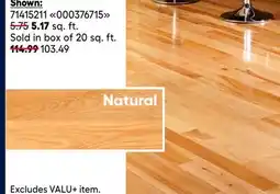 RONA hardwood flooring offer