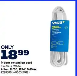 RONA VALU+ Indoor extension cord offer