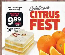 Foodland Real Cream Layer Cakes offer