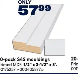 RONA Metrie 10-pack S4S mouldings offer