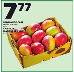Independent Grocer RED MANGO CASE offer