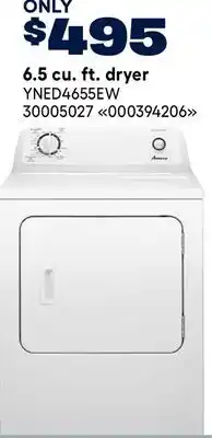 RONA AMANA 6.5 cu. ft. dryer offer