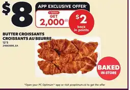 Independent Grocer BUTTER CROISSANTS, 12'S offer