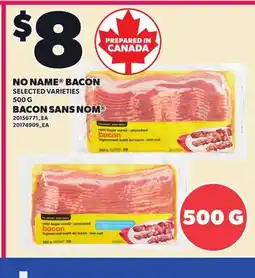 Independent Grocer NO NAME BACON offer