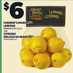 Independent Grocer FARMER'S MARKET LEMONS, 2 LB offer