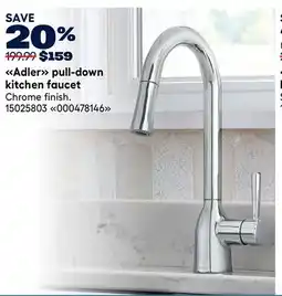 RONA Adler pull-down kitchen faucet offer