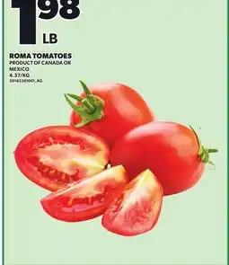 Loblaws ROMA TOMATOES offer