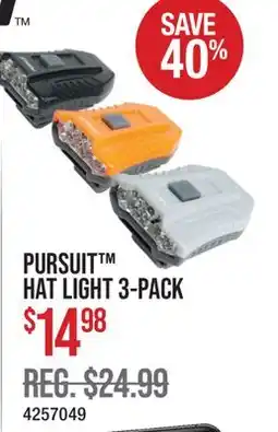 Cabela's PURSUIT HAT LIGHT 3-PACK offer