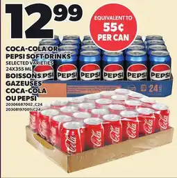 Independent Grocer COCA-COLA OR PEPSI SOFT DRINKS offer