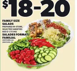 Independent Grocer FAMILY SIZE SALADS, 665 G-1.173 KG offer