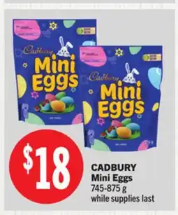 Foodland CADBURY Mini Eggs offer