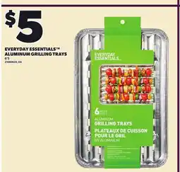 Loblaws EVERYDAY ESSENTIALS ALUMINUM GRILLING TRAYS, 6'S offer
