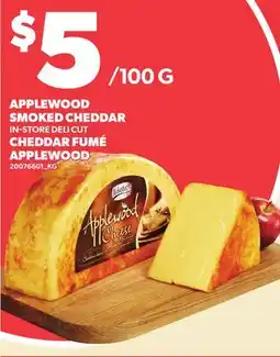 Independent Grocer APPLEWOOD SMOKED CHEDDAR offer
