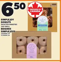 Independent Grocer SIMPLE JOY DONUTS offer