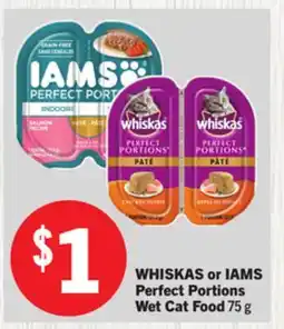 Foodland WHISKAS or IAMS Perfect Portions Wet Cat Food offer