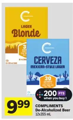 Foodland COMPLIMENTS De-Alcoholized Beer offer