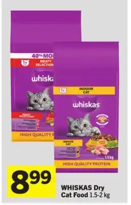Foodland WHISKAS Dry Cat Food offer