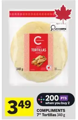 Foodland COMPLIMENTS 7 Tortillas offer
