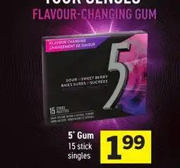 Foodland 5 Gum offer